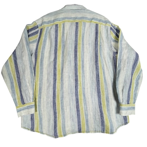 Tommy Bahama 100% Linen Casual Comfort Vacation Stylish Button Up Shirt - Sz XL - Picture 2 of 15